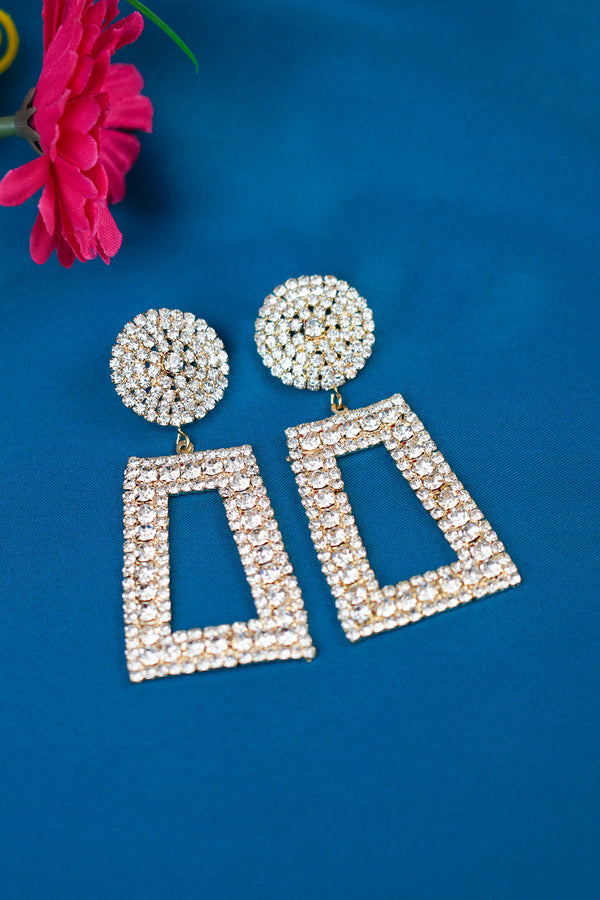 Ivory Gold Drop Earings