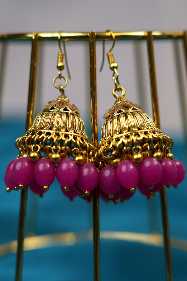 Pink Jhumka