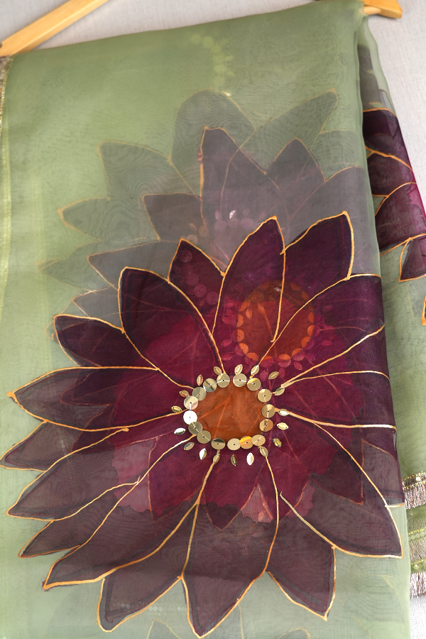 Gleam Floral Dupatta